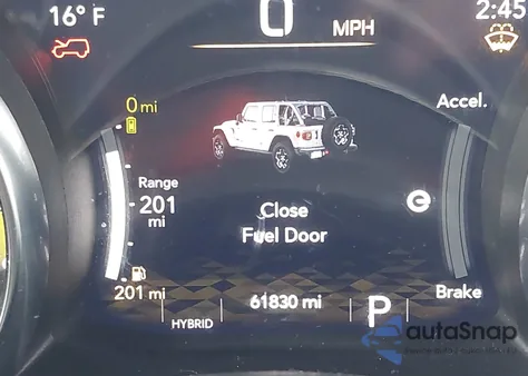 2023 Jeep Wrangler 4Xe Sahara 4X4 z USA, uszkodzony, nr VIN 1C4JJXP64PW695949